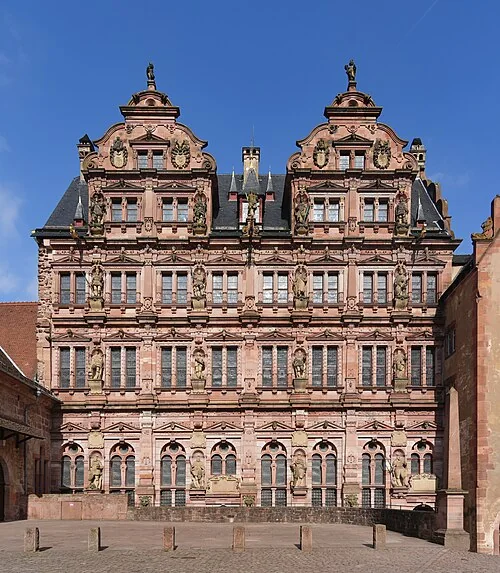 Heidelberg Castle - Facade of Friedrichsbau