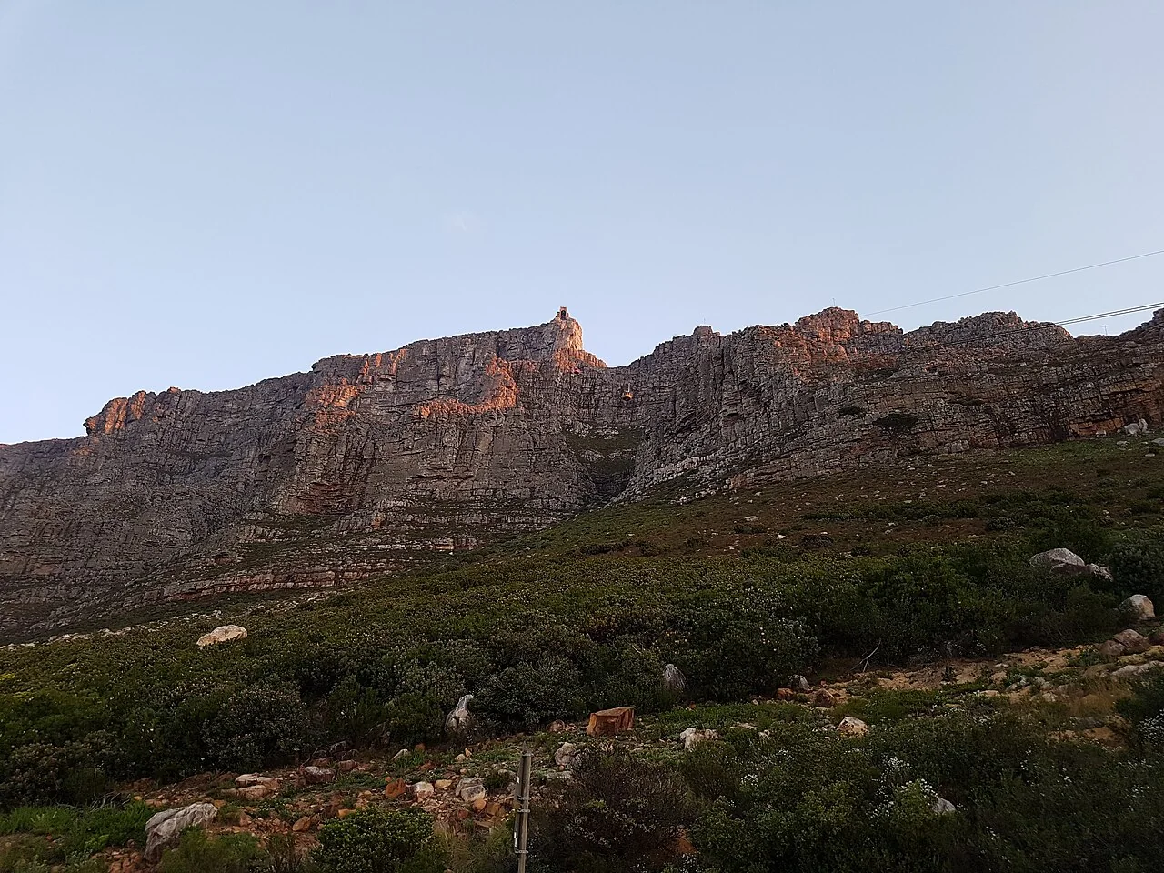 Table Mountain above Cape Town, South Africa